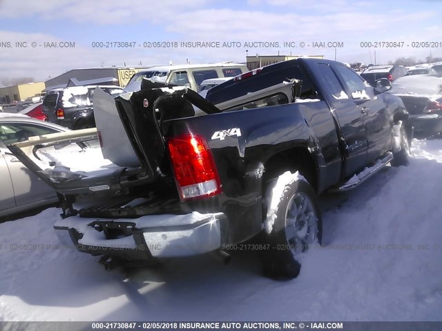 1GTEK29099Z233804 - 2009 GMC SIERRA K1500 SLE BLACK photo 4