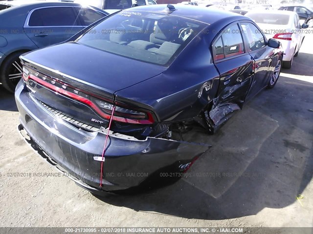 2C3CDXHG2GH234940 - 2016 DODGE CHARGER SXT GRAY photo 4