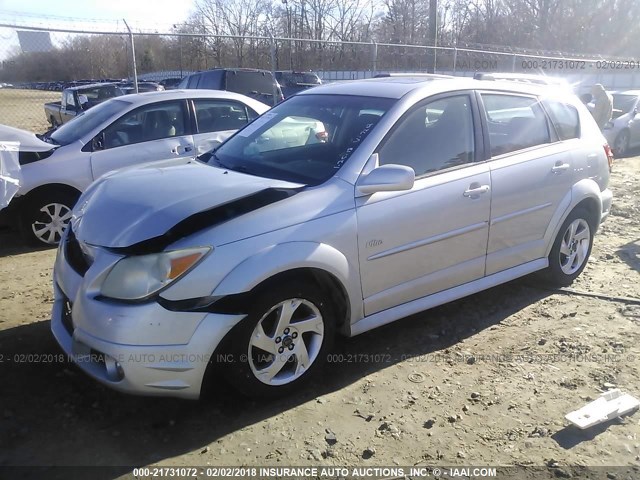 5Y2SL67847Z407212 - 2007 PONTIAC VIBE SILVER photo 2