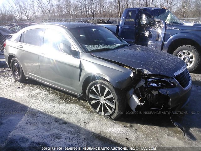 1C3CCBHG3CN284320 - 2012 CHRYSLER 200 S GRAY photo 1