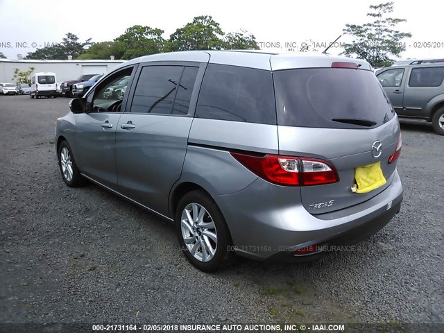 JM1CW2BL4E0165927 - 2014 MAZDA 5 SPORT SILVER photo 3