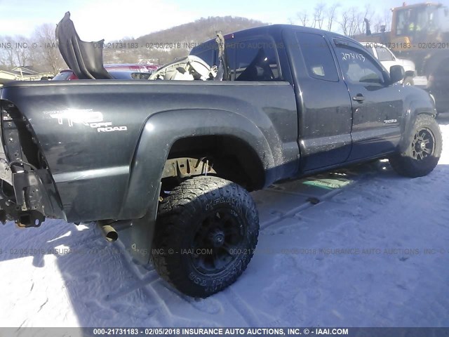 5TEUU42N96Z246155 - 2006 TOYOTA TACOMA ACCESS CAB Қара фото 4