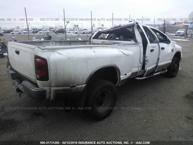 3D7MX48A78G129660 - 2008 DODGE RAM 3500 ST/SLT WHITE photo 4