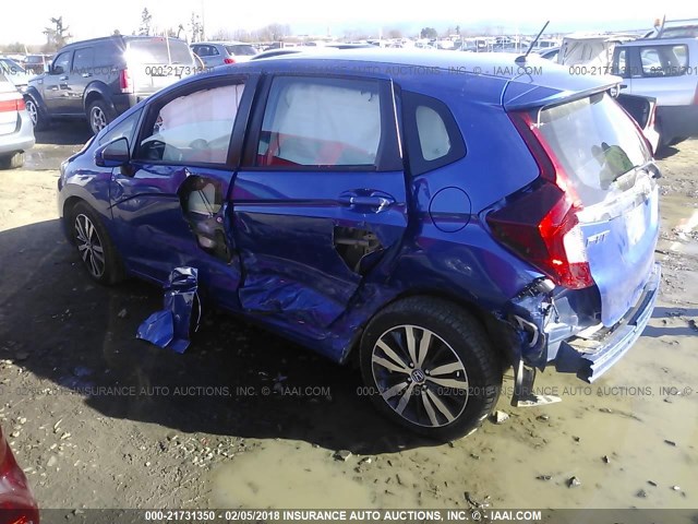 3HGGK5H81FM738686 - 2015 HONDA FIT EX/EXL BLUE photo 3