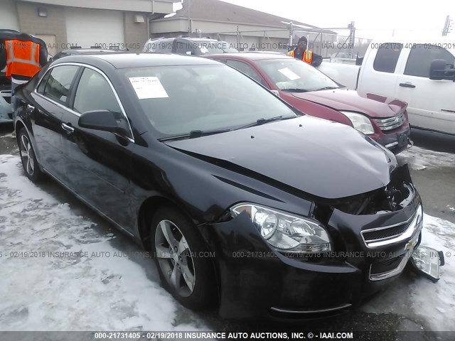 1G1ZC5E01CF243685 - 2012 CHEVROLET MALIBU 1LT 黑色 照片 1