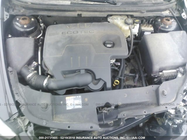 1G1ZC5E01CF243685 - 2012 CHEVROLET MALIBU 1LT 黑色 照片 10