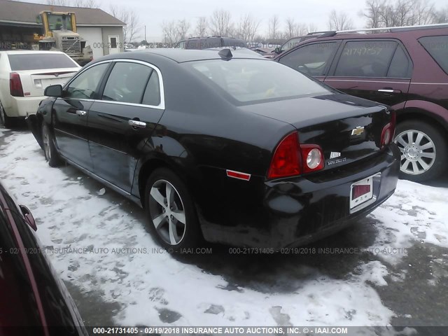 1G1ZC5E01CF243685 - 2012 CHEVROLET MALIBU 1LT 黑色 照片 3