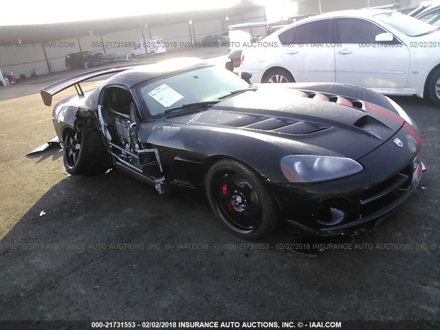 1B3JZ69Z28V200893 - 2008 DODGE VIPER SRT-10 BLACK photo 1