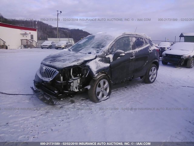 KL4CJASB3GB684758 - 2016 BUICK ENCORE BLACK photo 2