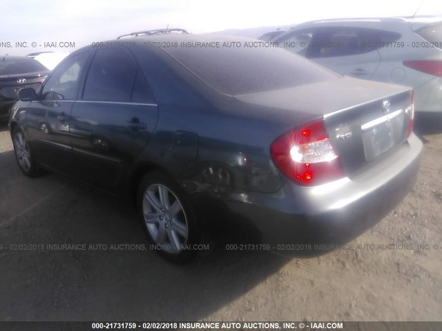 4T1BE32K23U782398 - 2003 TOYOTA CAMRY LE/XLE/SE 绿色 照片 3