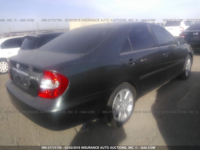 4T1BE32K23U782398 - 2003 TOYOTA CAMRY LE/XLE/SE 绿色 照片 4