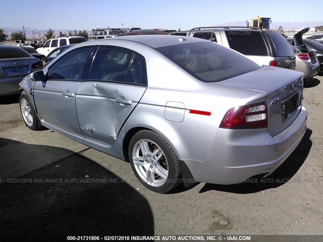 19UUA662X7A037198 - 2007 ACURA TL SILVER photo 3