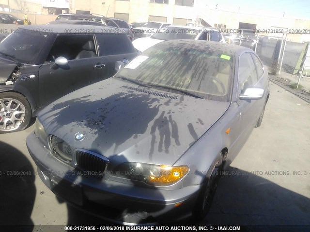 WBABV13444JT22779 - 2004 BMW 325 CI SULEV SILVER photo 2