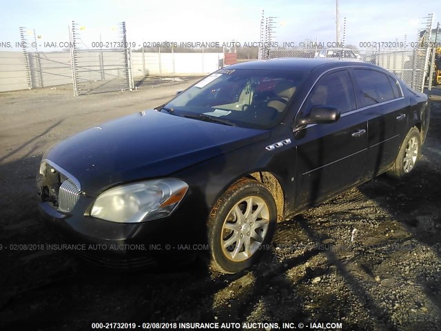 1G4HD57288U122665 - 2008 BUICK LUCERNE CXL BLACK photo 2