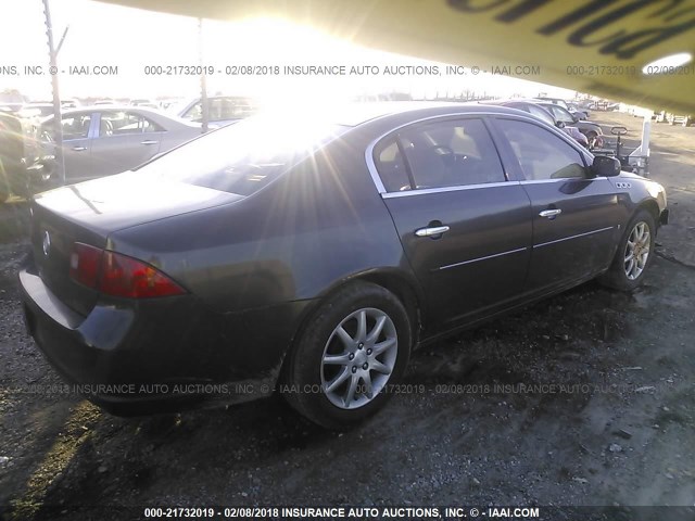 1G4HD57288U122665 - 2008 BUICK LUCERNE CXL BLACK photo 4