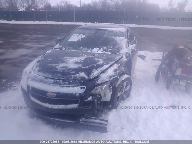 1G1ZC5E17BF107083 - 2011 CHEVROLET MALIBU 1LT 蓝色 照片 2