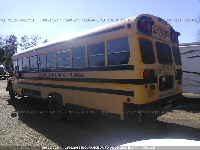 1BAKCCKH96F233525 - 2006 BLUE BIRD SCHOOL BUS / TRANSIT BUS  YELLOW photo 3