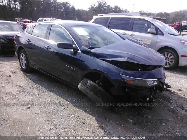 1G1ZB5ST8GF349851 - 2016 CHEVROLET MALIBU LS 蓝色 照片 1