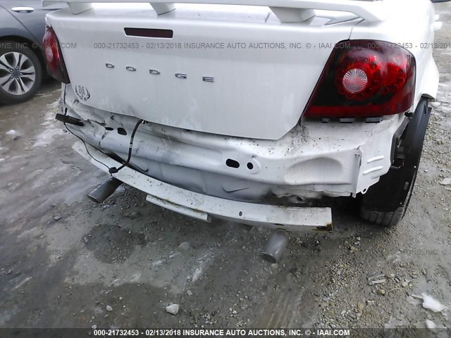 1B3BD1FG0BN587489 - 2011 DODGE AVENGER MAINSTREET WHITE photo 6