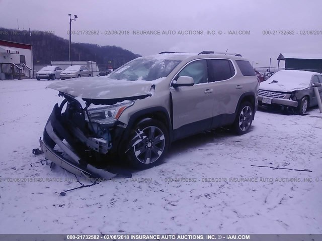 1GKKNWLS3HZ174876 - 2017 GMC ACADIA SLT-2 TAN photo 2