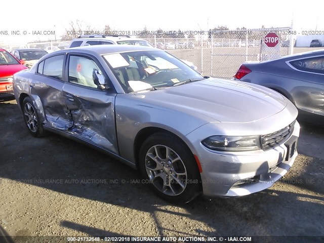 2C3CDXJG0GH341415 - 2016 DODGE CHARGER SXT GRAY photo 1