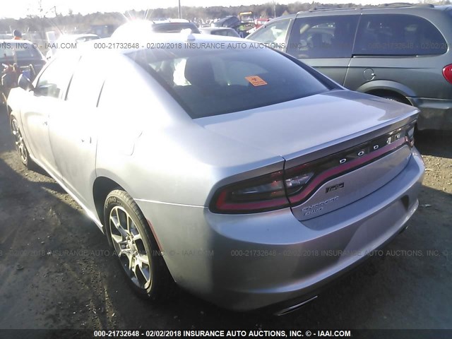 2C3CDXJG0GH341415 - 2016 DODGE CHARGER SXT GRAY photo 3