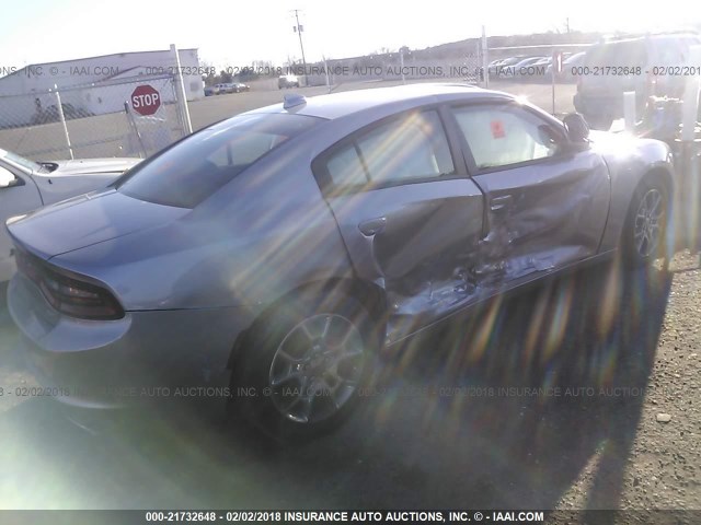 2C3CDXJG0GH341415 - 2016 DODGE CHARGER SXT GRAY photo 4