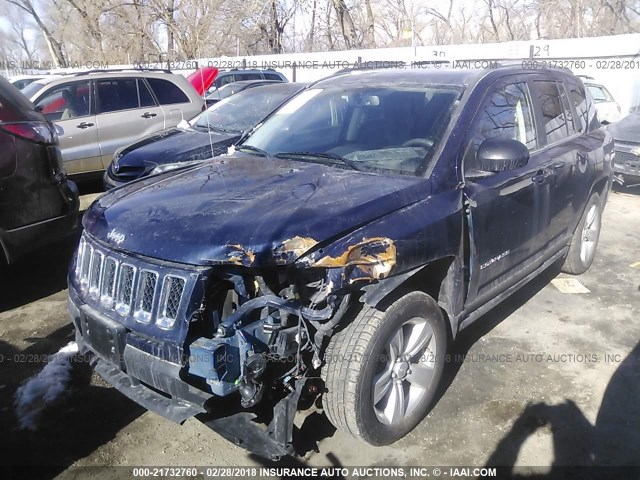 1C4NJCEB4CD622533 - 2012 JEEP COMPASS LATITUDE 蓝色 照片 2