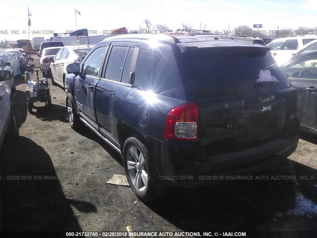 1C4NJCEB4CD622533 - 2012 JEEP COMPASS LATITUDE 蓝色 照片 3