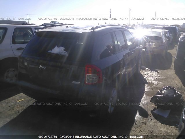 1C4NJCEB4CD622533 - 2012 JEEP COMPASS LATITUDE 蓝色 照片 4