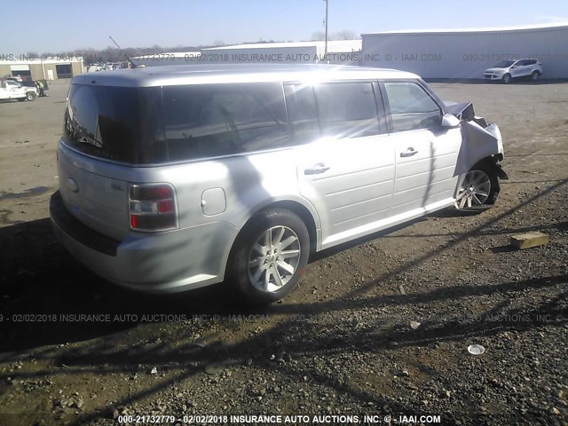 2FMGK5CC2CBD08118 - 2012 FORD FLEX SEL SILVER photo 4