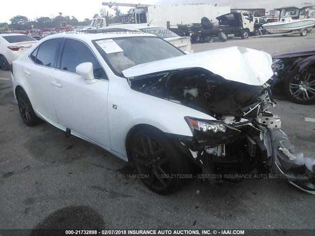 JTHBA1D21G5027713 - 2016 LEXUS IS 200T WHITE photo 1