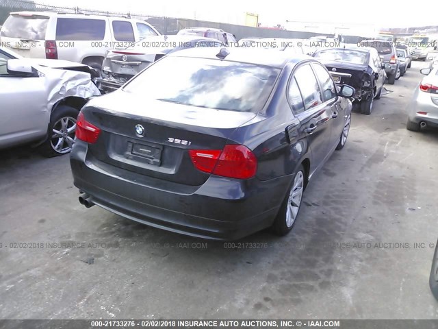 WBAPK7C52BA820373 - 2011 BMW 328 XI BLACK photo 4