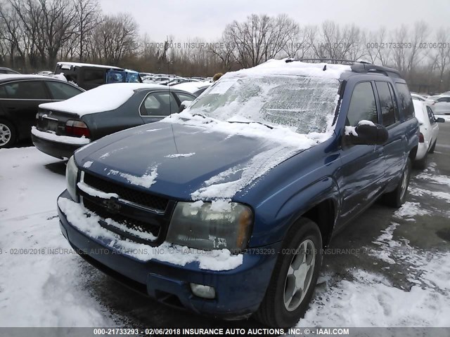 1GNES16S266131409 - 2006 CHEVROLET TRAILBLAZER EXT LS/EXT LT BLUE photo 2