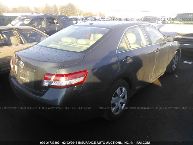 4T1BF3EK9AU016562 - 2010 TOYOTA CAMRY SE/LE/XLE GRAY photo 4