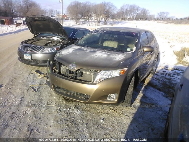 4T3BK11A19U012134 - 2009 TOYOTA VENZA BROWN photo 2