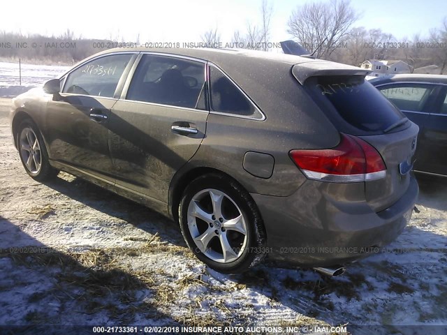 4T3BK11A19U012134 - 2009 TOYOTA VENZA BROWN photo 3