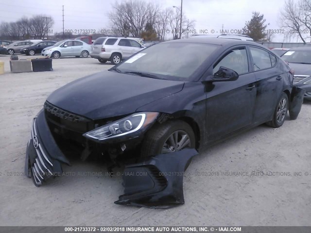 5NPD84LF6HH167687 - 2017 HYUNDAI ELANTRA SE/VALUE/LIMITED BLACK photo 2