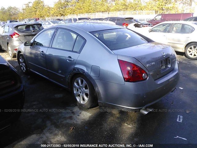 1N4BA41EX7C841703 - 2007 NISSAN MAXIMA SE/SL GRAY photo 3