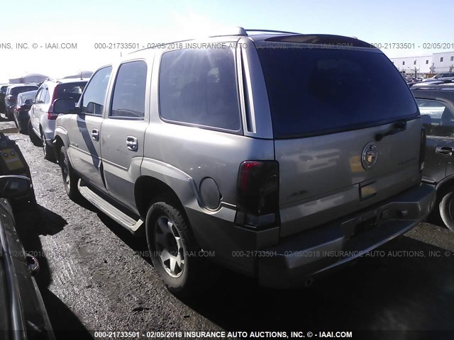 1GYEK63N13R252814 - 2003 CADILLAC ESCALADE LUXURY SILVER photo 3