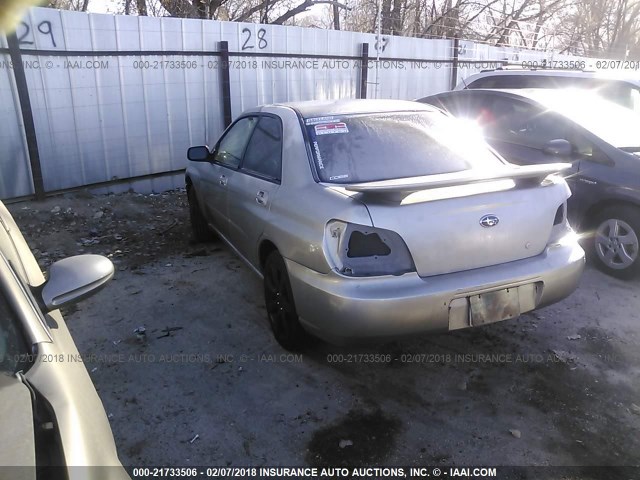 JF1GD79666G502889 - 2006 SUBARU IMPREZA WRX/LIMITED SILVER photo 3