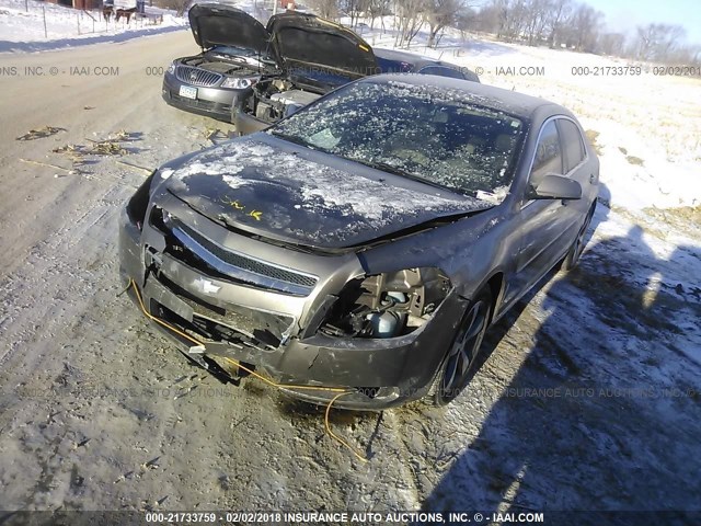 1G1ZC5EUXBF398804 - 2011 CHEVROLET MALIBU 1LT 灰色 照片 2