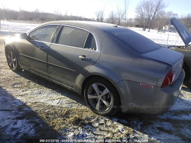 1G1ZC5EUXBF398804 - 2011 CHEVROLET MALIBU 1LT 灰色 照片 3