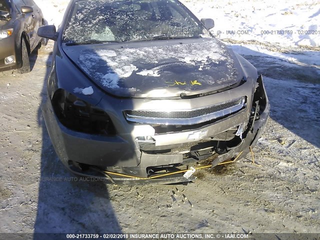 1G1ZC5EUXBF398804 - 2011 CHEVROLET MALIBU 1LT 灰色 照片 6