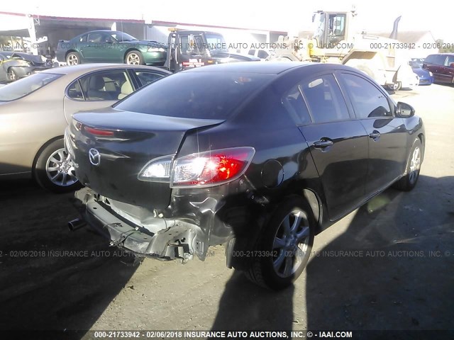 JM1BL1VF0B1447654 - 2011 MAZDA 3 I BLACK photo 4