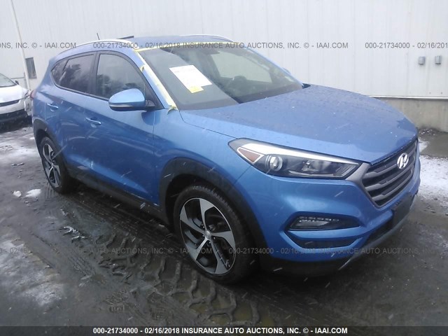 KM8J3CA20GU053776 - 2016 HYUNDAI TUCSON LIMITED/SPORT AND ECO/SE BLUE photo 1