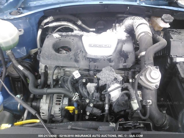 KM8J3CA20GU053776 - 2016 HYUNDAI TUCSON LIMITED/SPORT AND ECO/SE BLUE photo 10