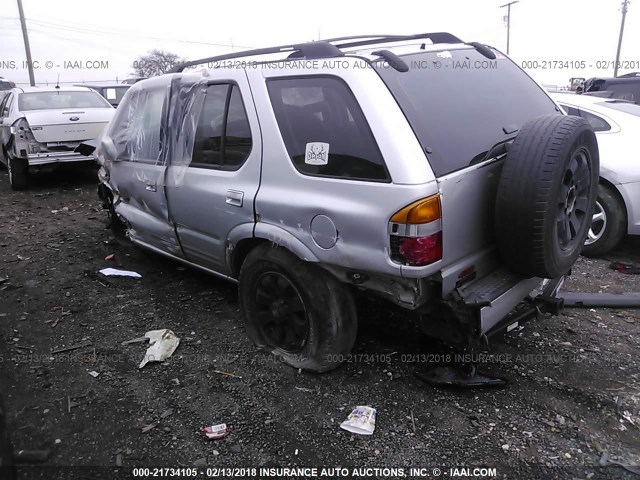 4S6CM58W4X4403489 - 1999 HONDA PASSPORT EX/LX 银色 照片 3