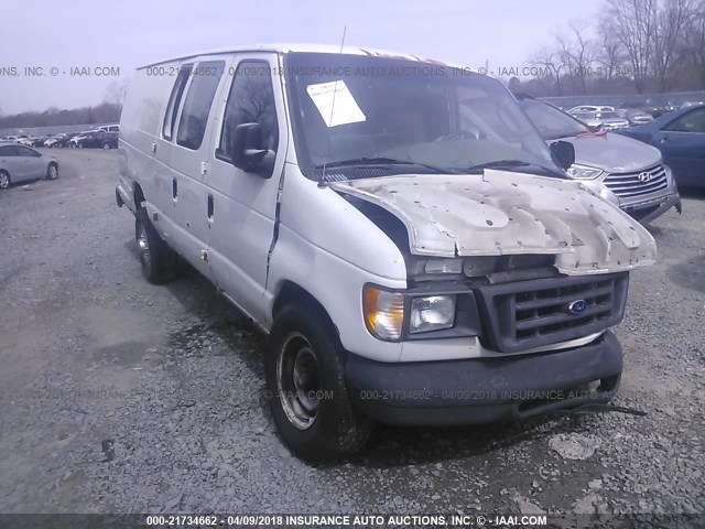 1FTSS34L43HA07970 - 2003 FORD ECONOLINE E350 SUPER DUTY VAN WHITE photo 1