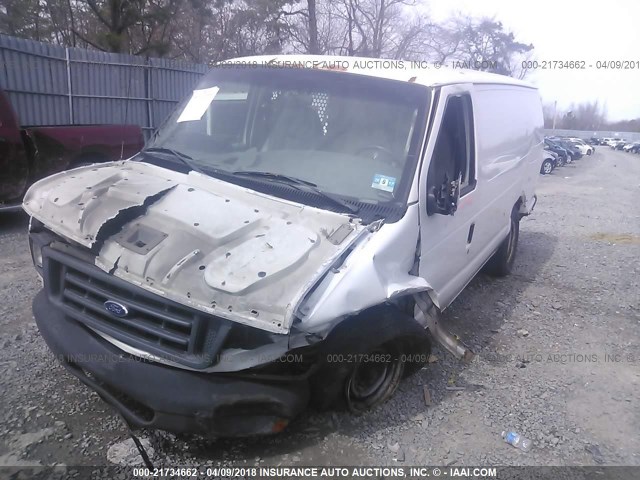 1FTSS34L43HA07970 - 2003 FORD ECONOLINE E350 SUPER DUTY VAN WHITE photo 2